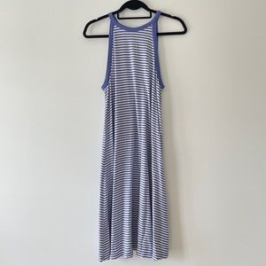 Medium Tall Old Navy high neck stretchy striped dress